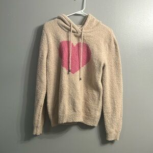 Cupcakes and Cashmere Valentine’s Day Pink Heart Sweater Women’s Size Medium